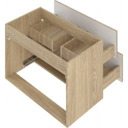 Megstyl Etna szafka 80x45,8x50 cm podumywalkowa wisząca dąb olejowany 2621