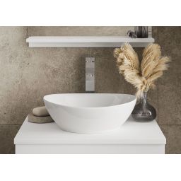 Megstyl Ceniza szafka 60x45,6x50 cm podumywalkowa wisząca biała 4922