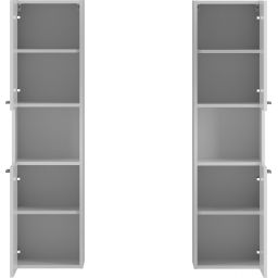 Megstyl Ceniza szafka 34,5x31,6x130 cm boczna wisząca biała 4930