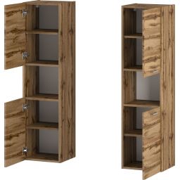 Megstyl Ceniza szafka 34,5x31,6x130 cm boczna wisząca dąb wotan 4948