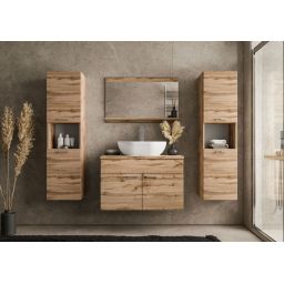 Megstyl Ceniza szafka 34,5x31,6x130 cm boczna wisząca dąb wotan 4948