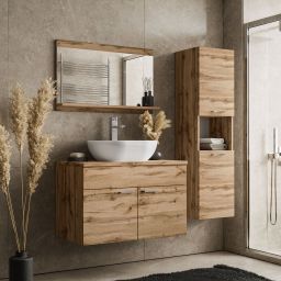 Megstyl Ceniza szafka 80x45,6x50 cm podumywalkowa wisząca dąb wotan 4949