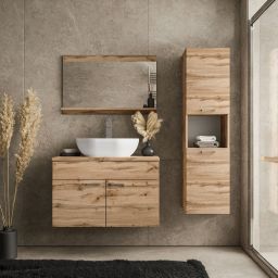 Megstyl Ceniza szafka 80x45,6x50 cm podumywalkowa wisząca dąb wotan 4949