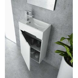 CeraStyle Mini umywalka 42 cm meblowa biała 071100-U