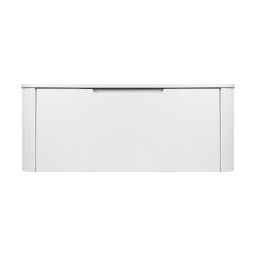 Oltens Hamnes szafka 100 cm podumywalkowa wisząca z blatem biały mat 68673000