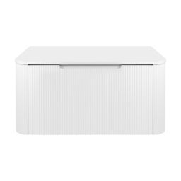 Oltens Hamnes szafka 80 cm podumywalkowa wisząca z blatem biały mat 68669000