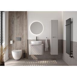 Oltens Lule przycisk spłukujący do WC grafit 57102400