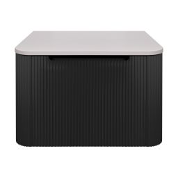 Oltens Hamnes szafka 60 cm podumywalkowa wisząca z blatem czarny mat/kaszmir 68667300