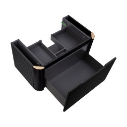 Oltens Hamnes szafka podumywalkowa 80 cm czarny mat 60023300