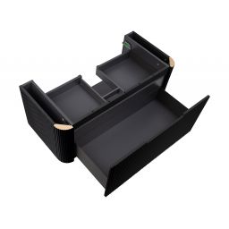 Oltens Hamnes szafka podumywalkowa 100 cm czarny mat 60024300