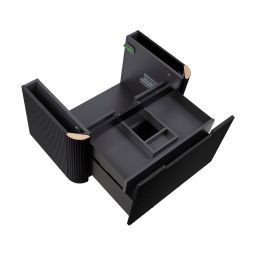 Oltens Hamnes szafka podumywalkowa 80 cm czarny mat 60023300