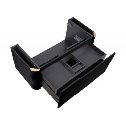 Oltens Hamnes szafka podumywalkowa 100 cm czarny mat 60024300