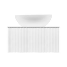 Ksuro 02 szafka 60 cm podumywalkowa wisząca z blatem biały mat 58001000