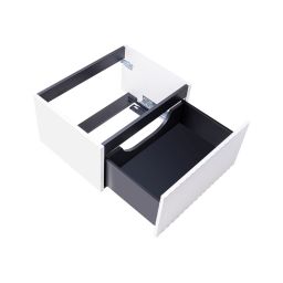 Ksuro 02 szafka 60 cm podumywalkowa wisząca z blatem biały mat 58001000