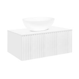 Ksuro 02 szafka 80x46,6x30 cm podumywalkowa wisząca biała 50003000