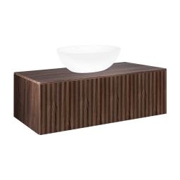 Ksuro 02 szafka 100 cm podumywalkowa wisząca z blatem orzech 58003060