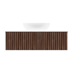 Ksuro 02 szafka 100 cm podumywalkowa wisząca z blatem orzech 58003060