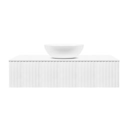 Ksuro 02 szafka 120 cm podumywalkowa wisząca z blatem biały mat 58004000