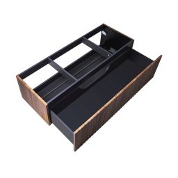 Ksuro 02 szafka 120 cm podumywalkowa wisząca z blatem orzech 58004060