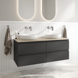 Oltens Vernal szafka 60 cm podumywalkowa wisząca grafit mat 60000400
