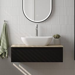 Oltens Solvig umywalka 51x34 cm owalna nablatowa biała 40322000