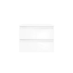 Oltens Vernal szafka 60 cm podumywalkowa wisząca biały połysk 60002000