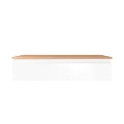 Oltens Vernal szafka 100 cm podumywalkowa wisząca biały połysk 60011000