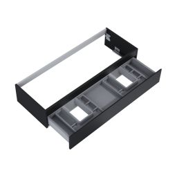 Oltens Vernal szafka 120 cm podumywalkowa wisząca czarny mat 60012300