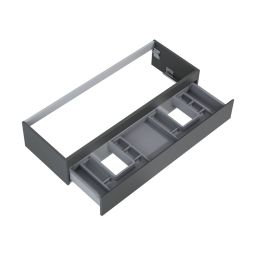 Oltens Vernal szafka 120 cm podumywalkowa wisząca grafit mat 60012400