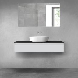 Oltens Vernal szafka 120 cm podumywalkowa wisząca szary mat 60012700