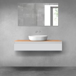 Oltens Vernal szafka 120 cm podumywalkowa wisząca szary mat 60012700