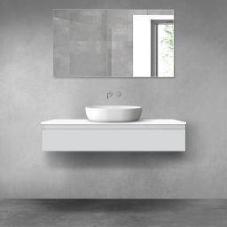 Oltens Vernal szafka 120 cm podumywalkowa wisząca szary mat 60012700