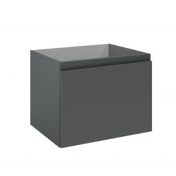 Oltens Vernal szafka 60 cm podumywalkowa wisząca grafit mat 60013400