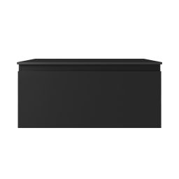 Oltens Vernal szafka 100 cm podumywalkowa wisząca czarny mat 60015300