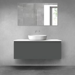 Oltens Vernal szafka 120 cm podumywalkowa wisząca grafit mat 60016400