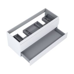 Oltens Vernal szafka 120 cm podumywalkowa wisząca biały połysk 60019000