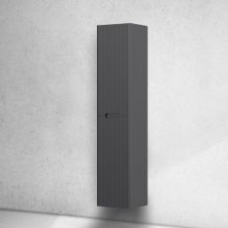 Oltens Hamnes szafka 160 cm boczna wisząca czarny mat 60038300