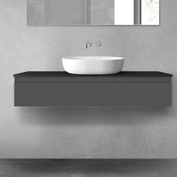 Oltens Vernal szafka 120 cm podumywalkowa wisząca grafit mat 60012400