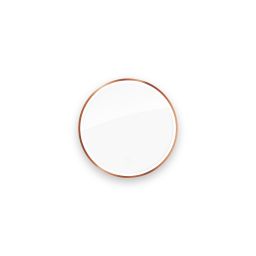 Oltens Nordlis lustro 60 cm okrągłe z oświetleniem z przodu z matą grzewczą miedź szczotkowana 64100610