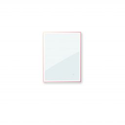 Oltens Nordlis lustro 60x80 cm prostokątne z oświetleniem z przodu z matą grzewczą miedź szczotkowana 64105610