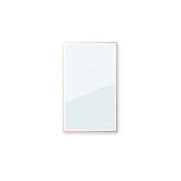 Oltens Nordlis lustro 60x100 cm prostokątne z oświetleniem z przodu z matą grzewczą miedź szczotkowana 64106610