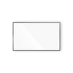 Oltens Nordlis lustro 60x100 cm prostokątne z oświetleniem od tyłu z matą grzewczą czarny 64111300