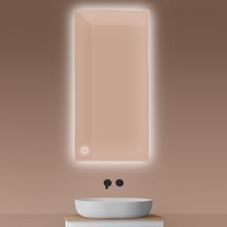 Oltens Nordlis lustro 60x120 cm prostokątne z oświetleniem od tyłu z matą grzewczą 64112000