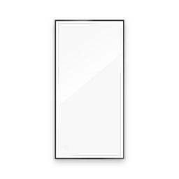 Oltens Nordlis lustro 60x120 cm prostokątne z oświetleniem od tyłu z matą grzewczą czarny 64112300