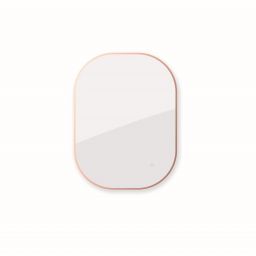 Oltens Nordlis lustro 80x100 cm prostokątne z oświetleniem od tyłu z matą grzewczą miedź szczotkowana 64127610