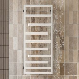 Oltens Flamma grzejnik łazienkowy dekoracyjny 121x50 cm biały 55015000