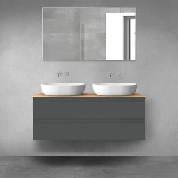 Oltens Vernal szafka 120 cm podumywalkowa wisząca grafit mat 60019400