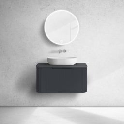 Oltens Hamnes szafka podumywalkowa 80 cm czarny mat 60023300