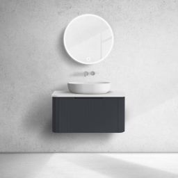 Oltens Hamnes szafka podumywalkowa 80 cm czarny mat 60023300