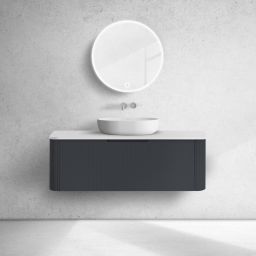 Oltens Hamnes szafka podumywalkowa 120 cm czarny mat 60025300